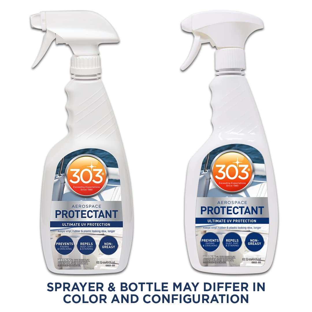 303 Marine Aerospace Protectant - Provides Superior UV Protection, Repels Dust, Dirt, and Staining, Dries to A Smooth, Matte Finish, Restores and Maintains A Like-New Appearance, 32oz (30306) 946 ml (Pack of 1) 🍁 All In One Marketplace Canada