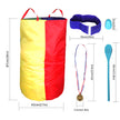 CWLAKON Outdoor Carnival Games Potato Sack Race Bags for Kids Adults, Egg and Spoon Race, 3 Legged Race Bands, Outside Backyard Lawn Yard Field Day Birthday Party Camping Picnic Family Reunion Game 🍁 All In One Marketplace Canada