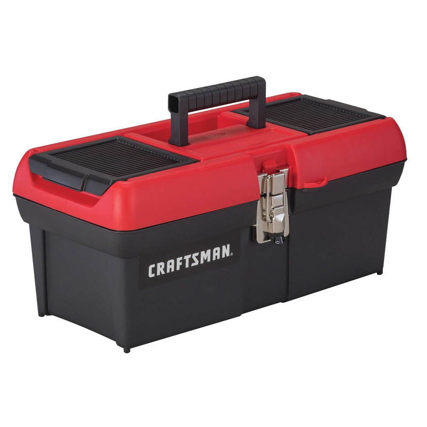 CRAFTSMAN Tool Box, Lockable, 16 in., Red/Black (CMST16901) 🍁 All In One Marketplace Canada
