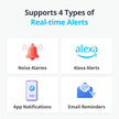 No Hub Required WiFi Water Sensor, Smart Water Leak Detector, 100dB Adjustable Alerts & App Alerts, IP67 Waterproof, Wireless Detector for Home with 1m Sensing Cable (Support 2.4G) 🍁 All In One Marketplace Canada