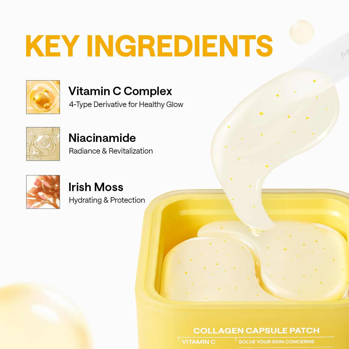 MEDIHEAL Collagen Vita Capsule Eye Patch – Korean Eye Mask for Dark Circles & Dark Spots, Vitamin C Hydrogel Under Eye Patches That Visibly Brighten, Plump & Even Skin Tone, 60 Count 🍁 All In One Marketplace Canada