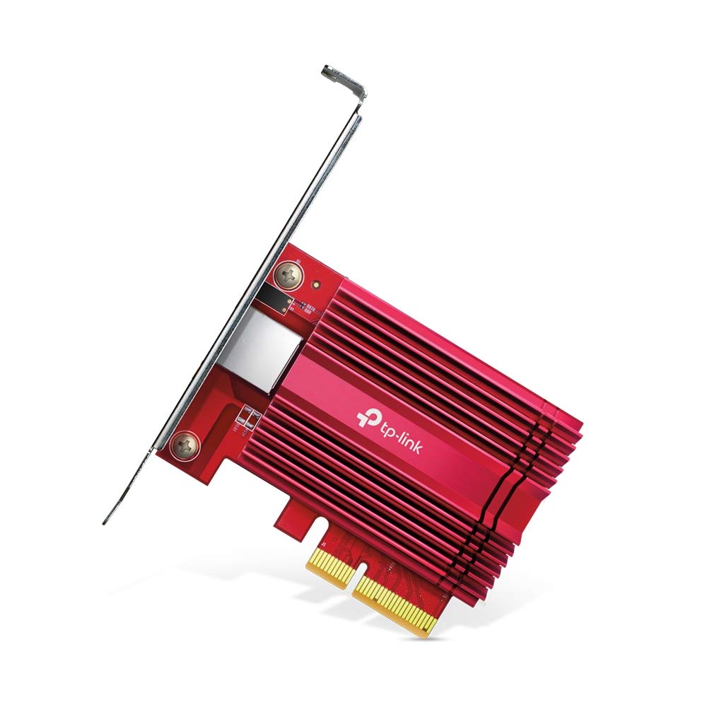 TP-Link 10GB PCIe Network Card (TX401) - PCIe to 10 Gigabit Ethernet Network Adapter, Supports Windows 11/10/8.1/8/7, Windows Servers 2019/2016/2012 R2, and Linux, Including a CAT6A Ethernet Cable 🍁 All In One Marketplace Canada
