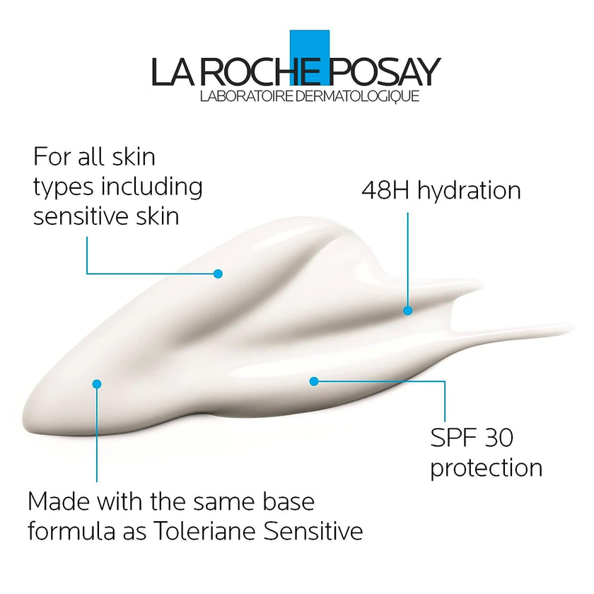 La Roche-Posay Face Moisturizer with SPF 30 for Sensitive Skin, Toleriane Sensitive UV Facial Lotion, Hydrating & Soothing Moisturizer with Thermal Water, Recommended by Dermatologists, 40 ml. 🍁 All In One Marketplace Canada