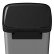 Garvee 13 gal / 50 L Stainless Steel Trash Can with Lid, Large Garbage Can for Kitchen, Rustproof Step-on Kitchen Metal Trash Bin with Liner Rim, Rear Handle, Soft Close Plastic Lid, Silver 🍁 All In One Marketplace Canada