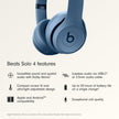 Beats Solo 4 - Wireless Bluetooth On-Ear Headphones, Apple & Android Compatible, Up to 50 Hours of Battery Life - Slate Blue 🍁 All In One Marketplace Canada