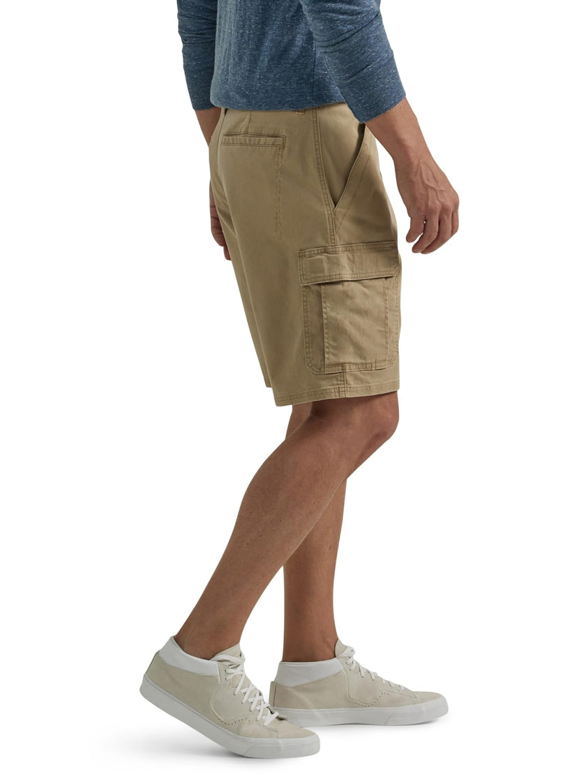 Wrangler Authentics Men's Classic Cargo Stretch Short, Grain Twill, 34 🍁 All In One Marketplace Canada