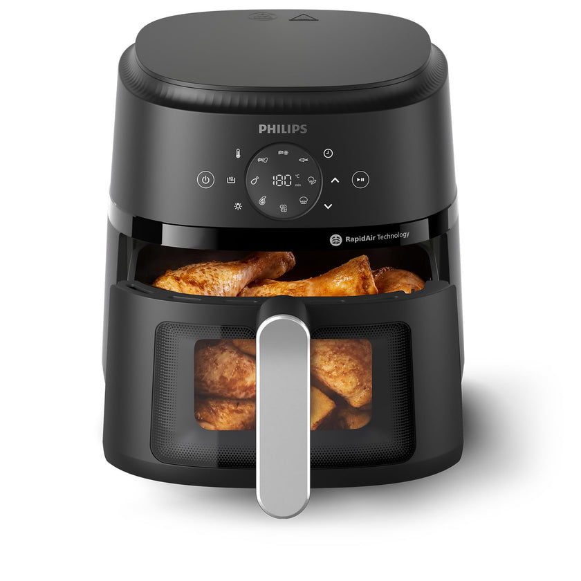 Philips 2000 Series Airfryer, RapidAir Technology, 13-in-1 Ways to Cook, 4.2L Capacity, Healthier Meals Up to 90% Less Fat, Easy to Clean, Dishwasher Safe, Touchscreen Control, HomeID App (NA221/00) 🍁 All In One Marketplace Canada