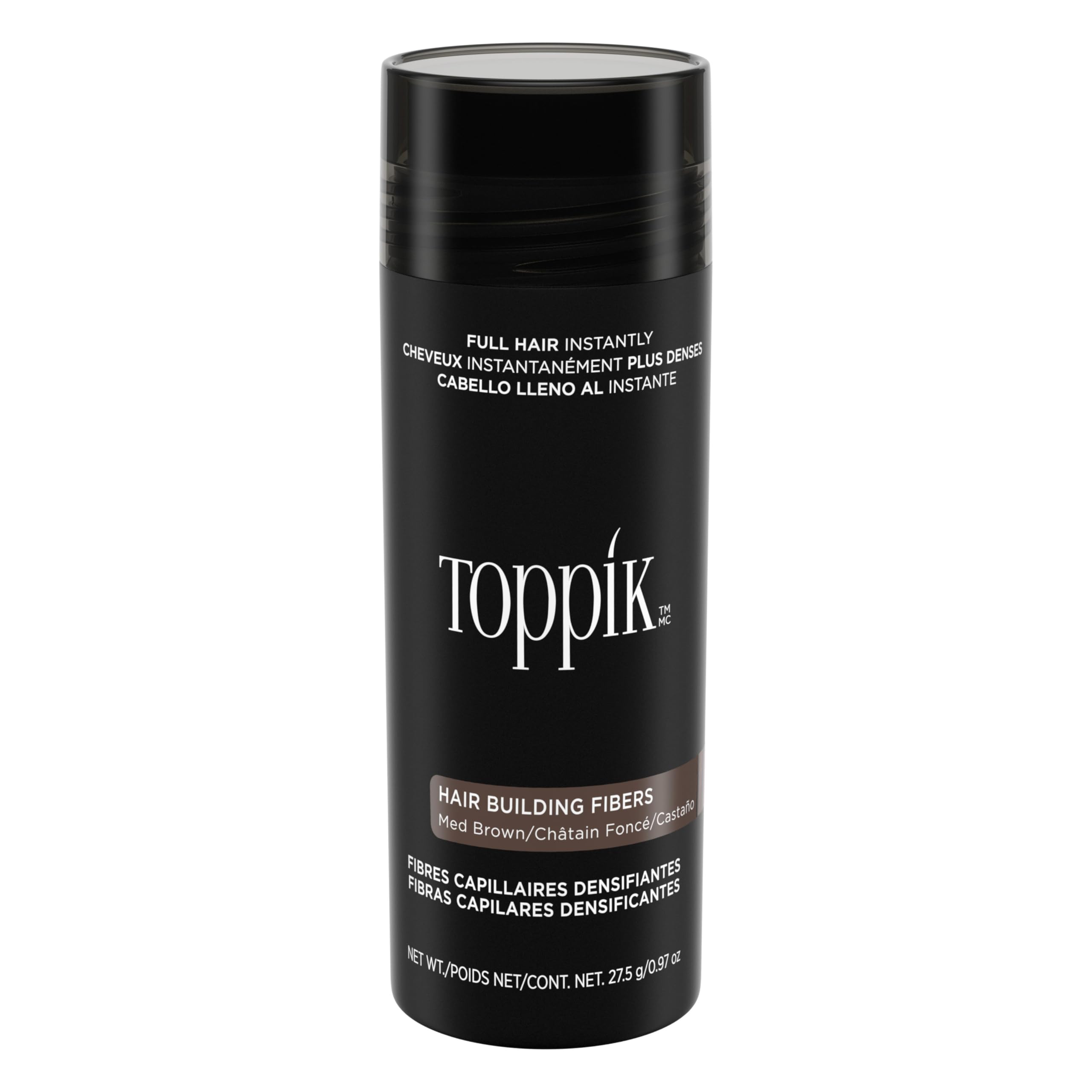 TOPPIK Hair Building Fibers, 27.5 g, Fill In Fine or Thinning Hair, Instantly Thicker Looking, Multiple Shades for Men & Women 🍁 All In One Marketplace Canada