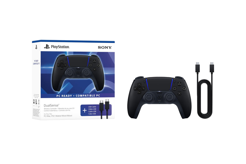 DualSense Wireless Controller – Midnight Black + USB Cable for PC 🍁 All In One Marketplace Canada