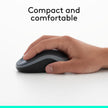Logitech M185 Wireless Mouse, 2.4GHz with USB Mini Receiver, 12-Month Battery Life, 1000 DPI Optical Tracking, Ambidextrous, Compatible with PC, Mac, Laptop - Swift Grey 🍁 All In One Marketplace Canada