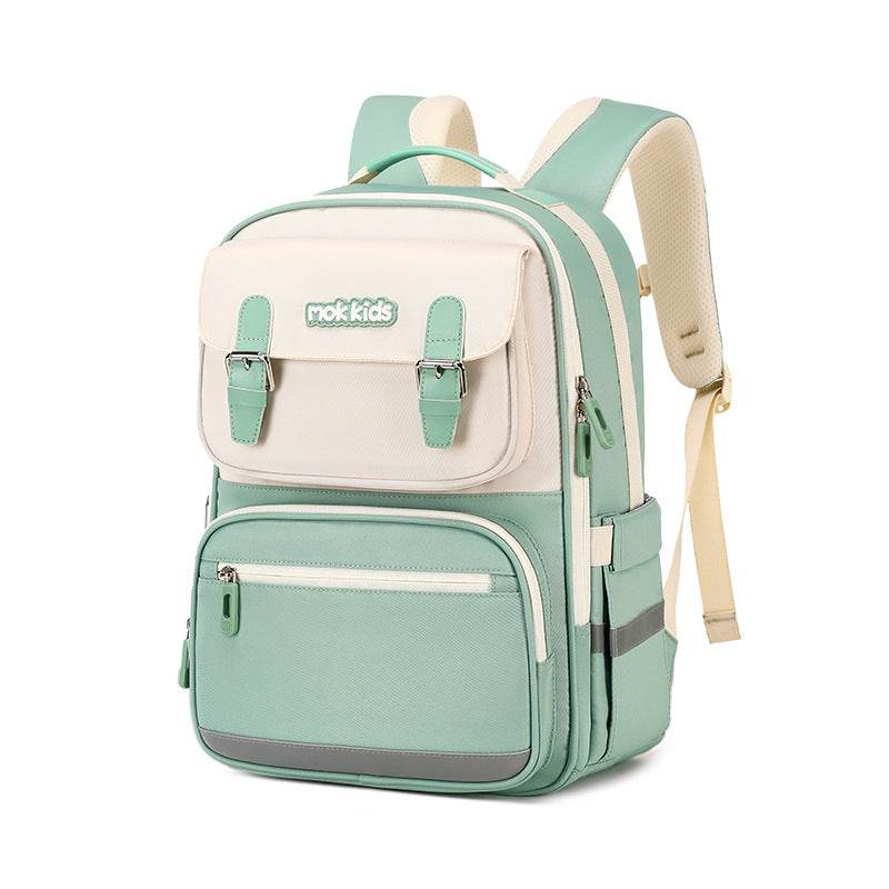 Lightweight Burden Alleviation Large Capacity Student Schoolbag