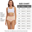 wirarpa Women's High Waisted Cotton Briefs Ladies Underwear Comfortable Panties 5 Pack Beige Large 🍁 All In One Marketplace Canada