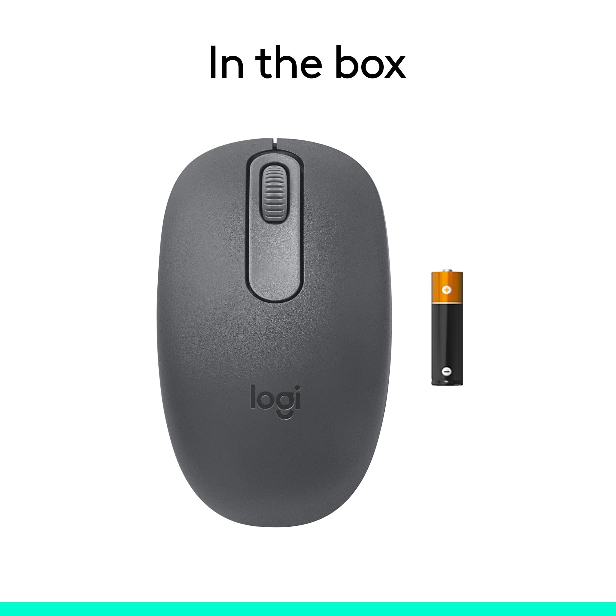 Logitech M196 Bluetooth Wireless Mouse, Compact and Portable Mouse for Laptops, Tablets and More, 12-Month Battery, Smooth Tracking, Compatible with PC and Mac, Windows and macOS - Graphite 🍁 All In One Marketplace Canada