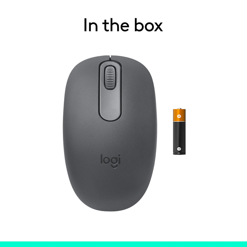 Logitech M196 Bluetooth Wireless Mouse, Compact and Portable Mouse for Laptops, Tablets and More, 12-Month Battery, Smooth Tracking, Compatible with PC and Mac, Windows and macOS - Graphite 🍁 All In One Marketplace Canada