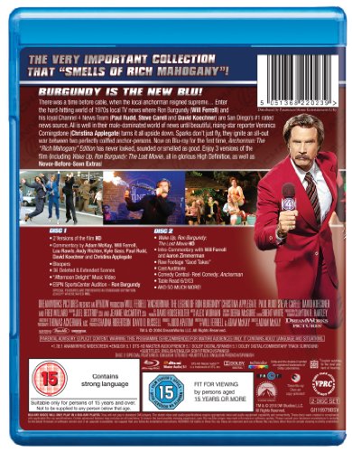 Anchorman: The Legend of Ron Burgundy - Blu-Ray