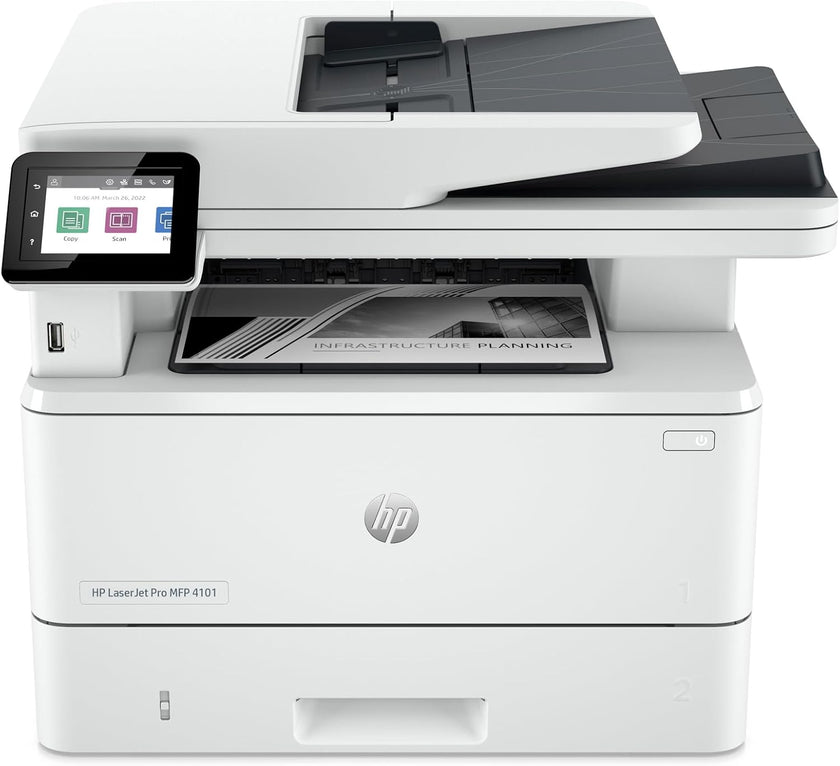HP LaserJet Pro 4101fdw Multifunction Monochrome Printer
