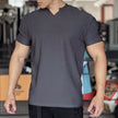 Anti Wrinkle Men Short Sleeve Active wear T-shirt for Workout Gym trainings