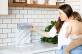 Ubbi Vertical Baby Bottle Drying Rack, Countertop Drying Rack Baby Accessory, Grey 🍁 All In One Marketplace Canada