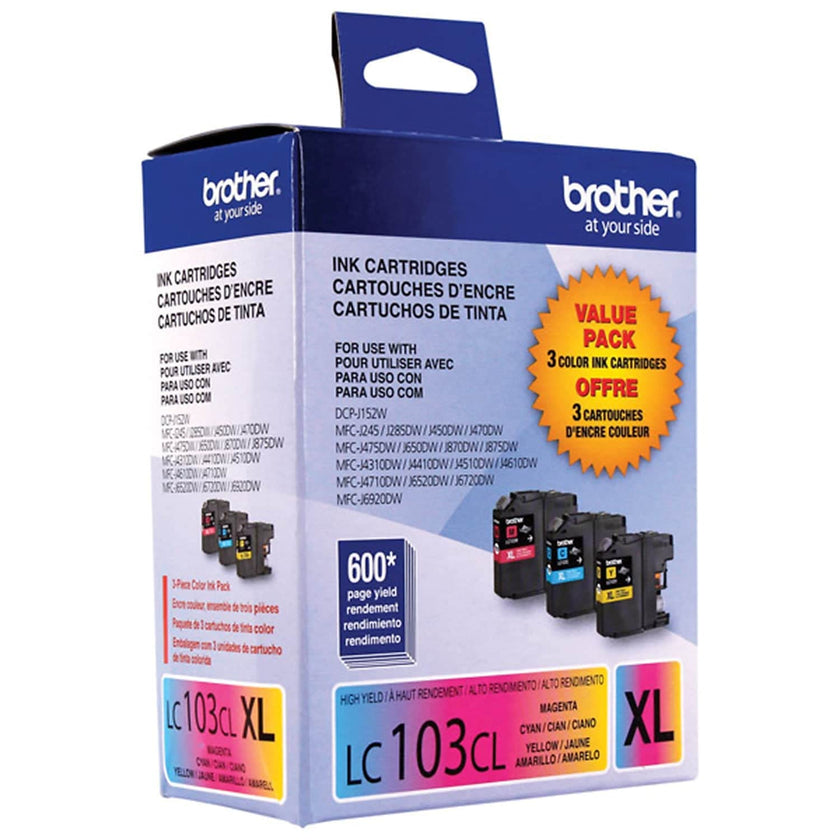 Brother LC1033PKS High Yield Ink Cartridge - Colour 3pks (CyanMagentaYellow) 🍁 All In One Marketplace Canada