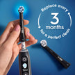 Oral-B iO Genuine Replacement Brush Heads, Black, 4ct Ultimate Clean + 1ct Gentle Care, 15 Month Supply, Compatible Exclusively with Oral-B iO Electric Toothbrushes, Not Compatible with any Other Series Including: Pro, Vitality, Smart, or Genius