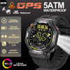 KC91 Smart Watch with Flashlight, Heart Rate, NFC and Bluetooth Calling