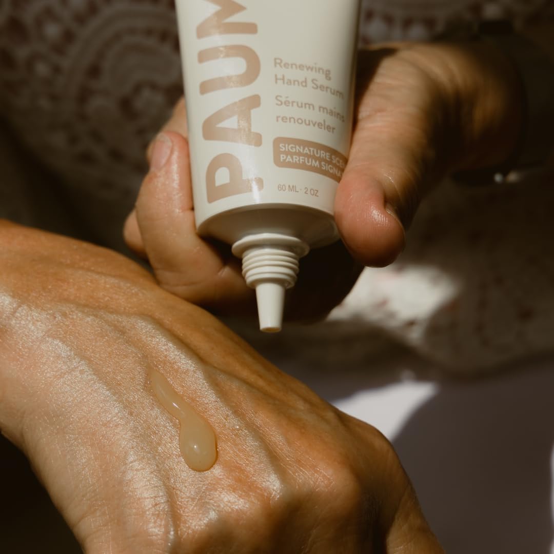 PAUME Renewing Hand Serum for Dry, Aging Skin With Hyaluronic Acid, Niacinamide and Vitamin C, Improve Skin Elasticity, Youthful-looking Hands, 60ml 🍁 All In One Marketplace Canada