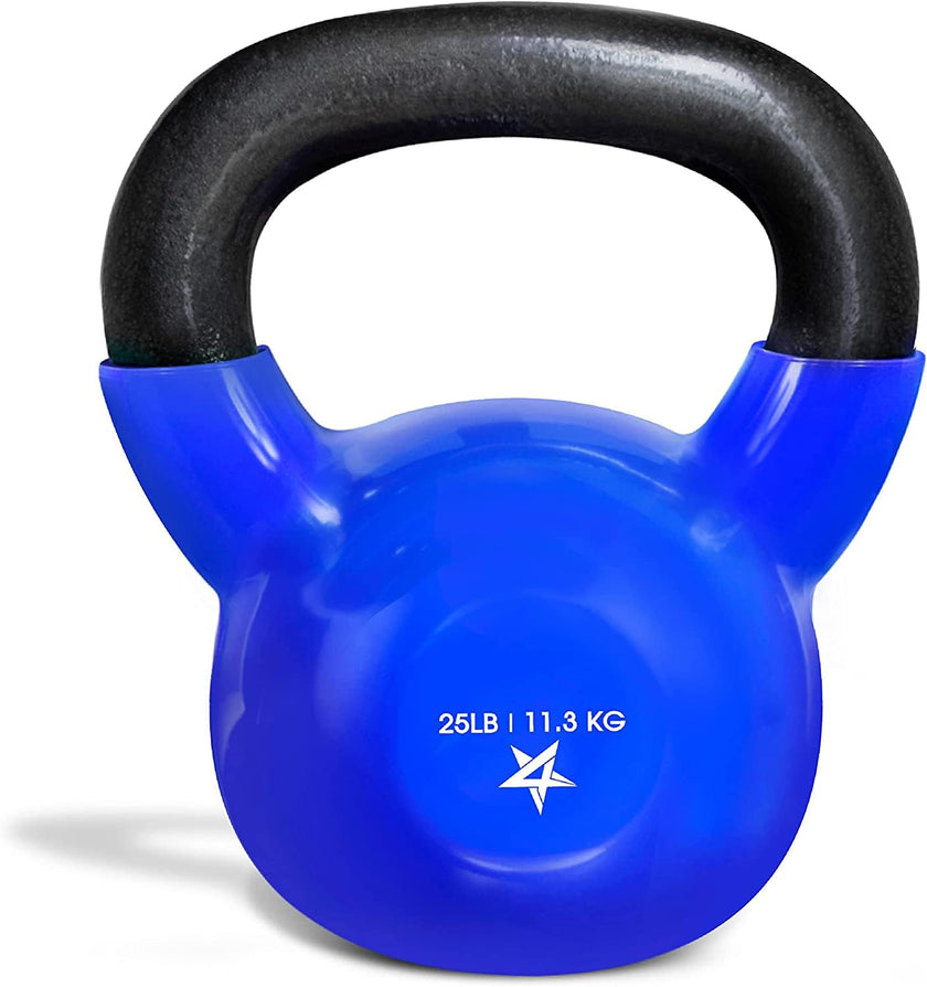 Yes4All Vinyl Coated Kettlebell Weights – Great for Full Body Workout and Strength Training – Vinyl Kettlebell 25 lbs 🍁 All In One Marketplace Canada