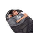 Sleeping Bag 3 Seasons (Summer, Spring, Fall) Warm & Cool Weather - Lightweight,Waterproof Indoor & Outdoor Use for Kids, Teens & Adults for Camping Hiking, Backpacking and Survival (Black Grey) 🍁 All In One Marketplace Canada