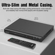 MEGATEK Region-Free HDMI DVD Player for TV, Compact CD/DVD Player with USB Port, Plays All Region DVDs & Multi Formats, Metal Housing, HDMI/RCA Cables & Remote Included 🍁 All In One Marketplace Canada