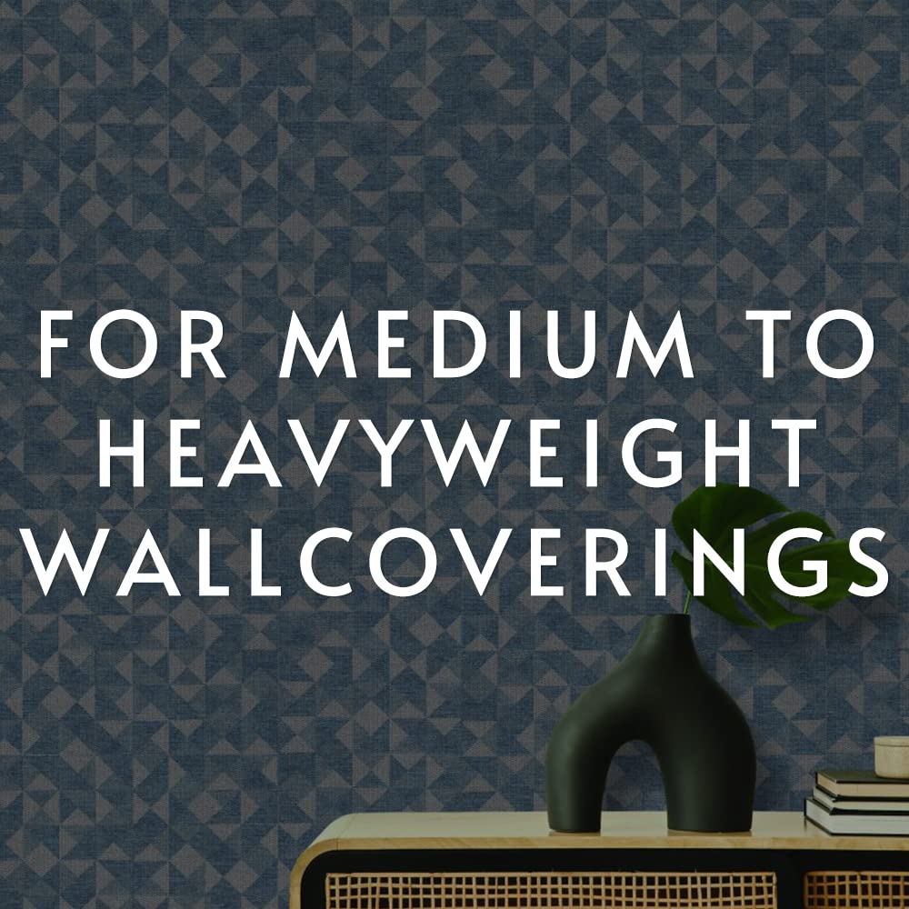 Roman Products Heavy Duty Wallpaper Adhesive, Commercial Grade for Heavy Wall Hangings, Clear, PRO-838 (32 Ounce - 70 sq. ft.), 11314 🍁 All In One Marketplace Canada