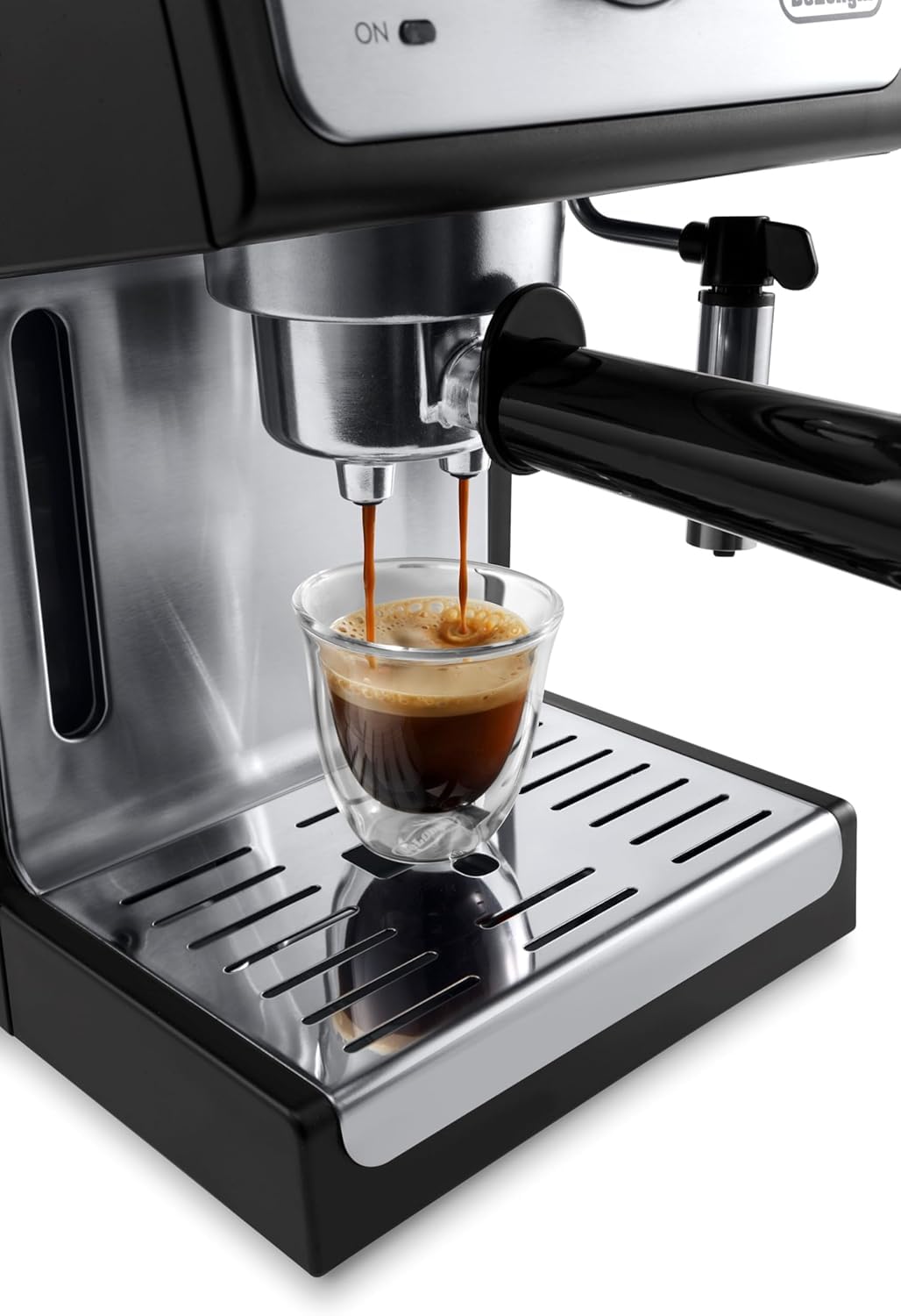 De'Longhi 15-Bar Pump Espresso Machine with Milk Frother & Temperature Control - Compact Home Barista Coffee Maker for Espresso, Latte, Cappuccino & Iced Coffee, Easy to Clean Design 🍁 All In One Marketplace Canada
