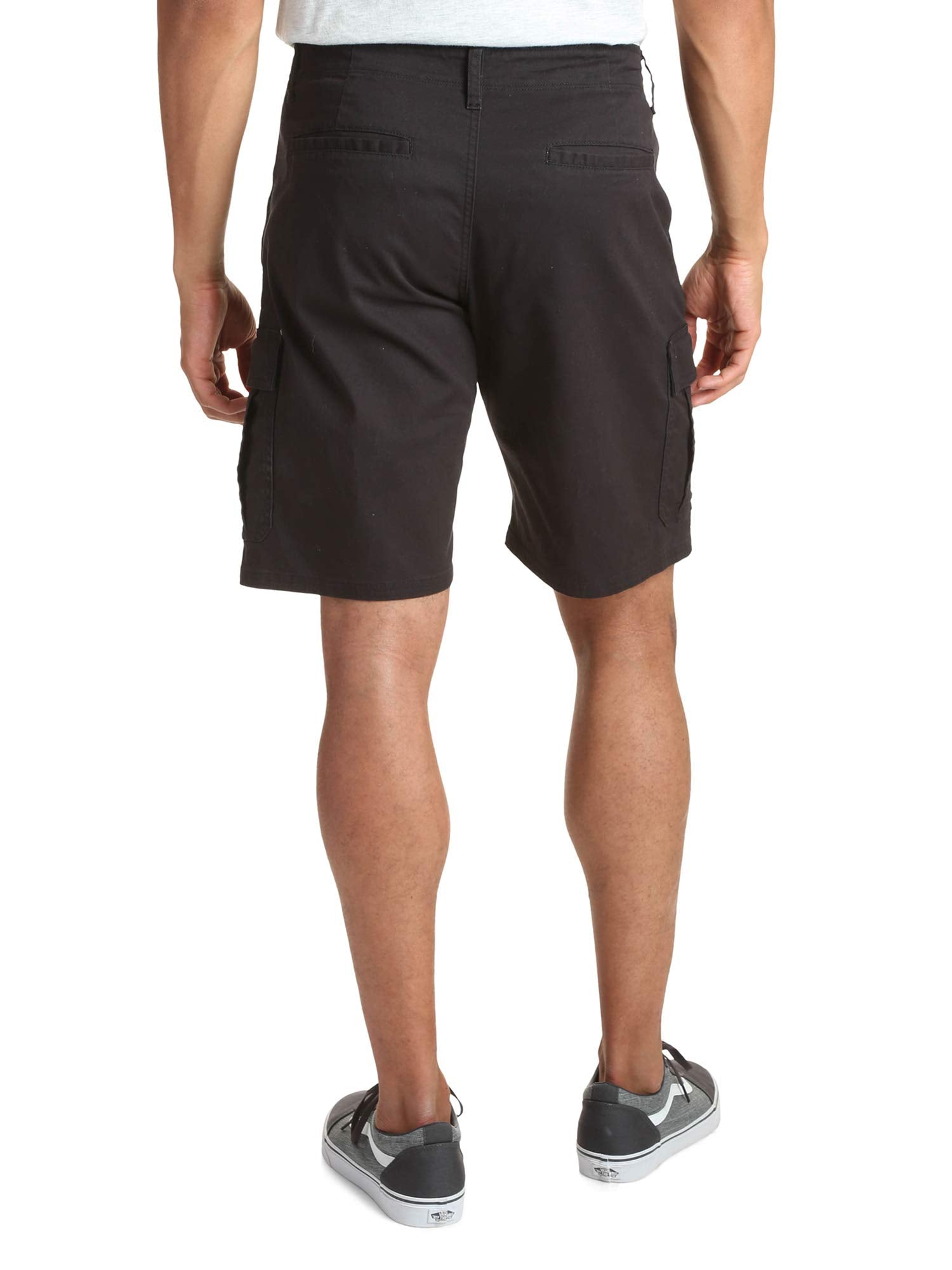 Wrangler Authentics Men's Classic Cargo Stretch Short, Black Twill, 42 🍁 All In One Marketplace Canada