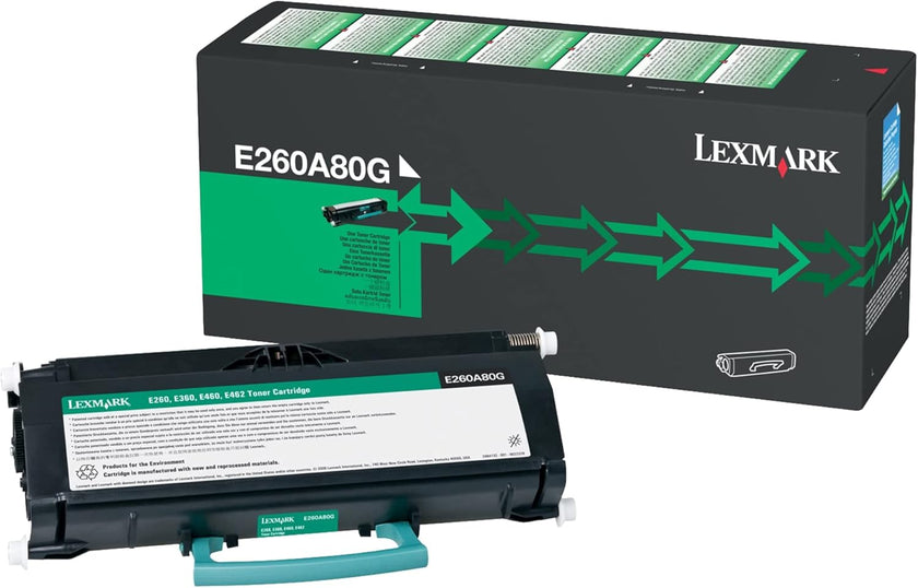 Lexmark E260A80G Factory Reconditioned Toner