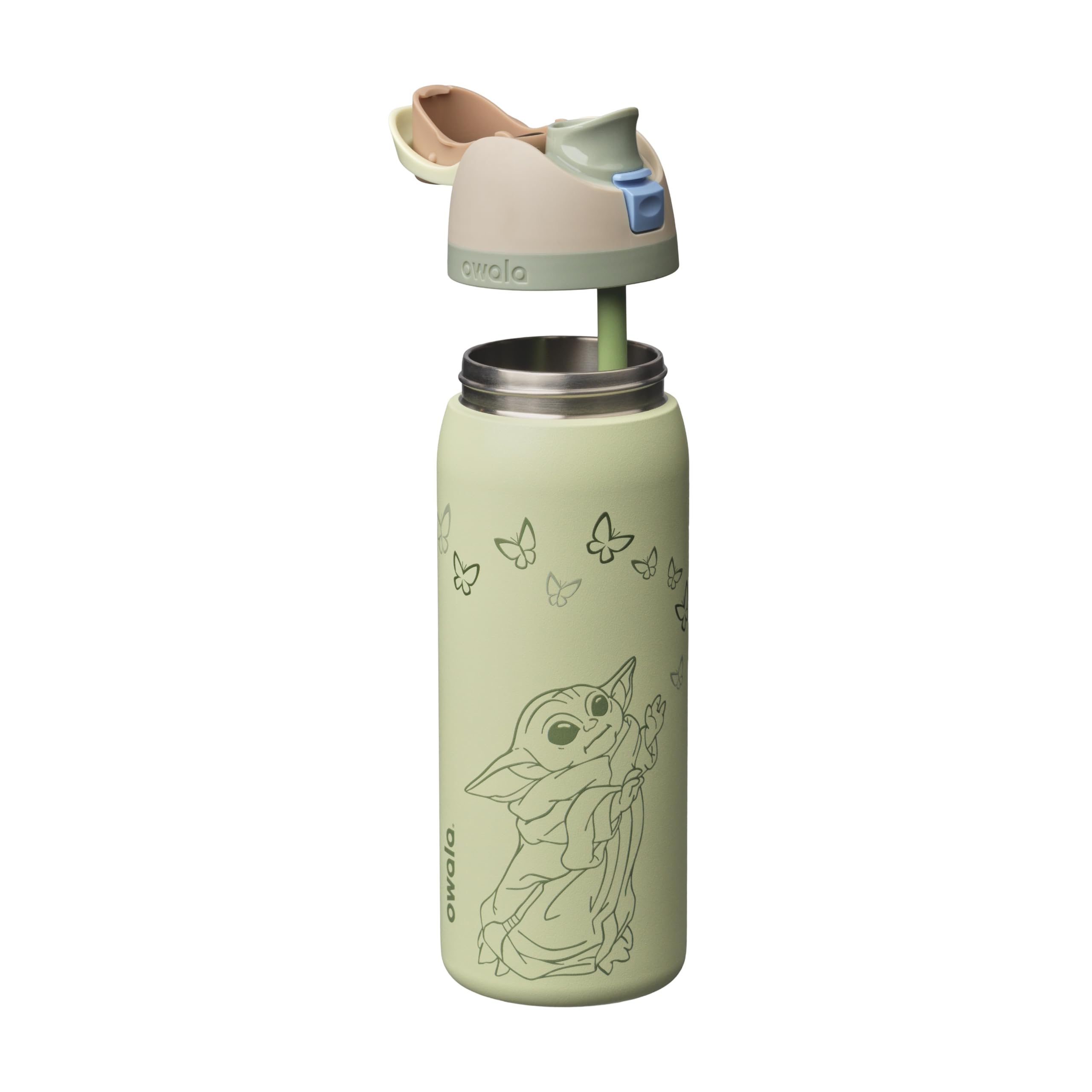 Star Wars Owala FreeSip Insulated Stainless Steel Water Bottle with Straw, BPA-Free Sports Water Bottle, Great for Travel, 32 Oz, GroGu 🍁 All In One Marketplace Canada