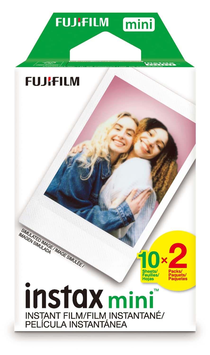 Fujifilm INSTAX Mini Instant Film Twin Pack, White (20 Exposures) 🍁 All In One Marketplace Canada