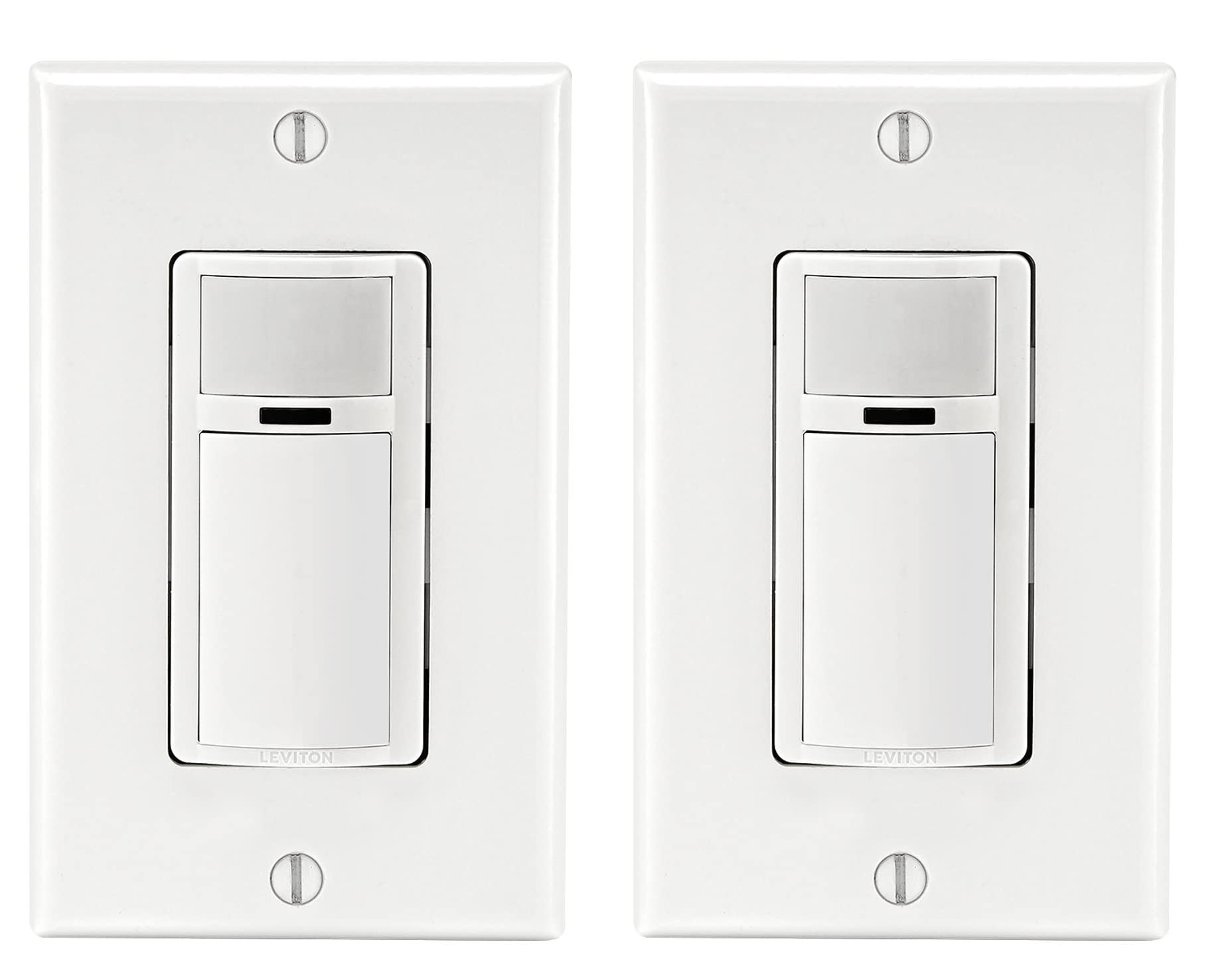 Leviton 2-Pack Decora Occupancy Motion Sensor Light Switch, Auto-On, 2A, Residential Grade, Single Pole, DOS02-2PK, White 🍁 All In One Marketplace Canada
