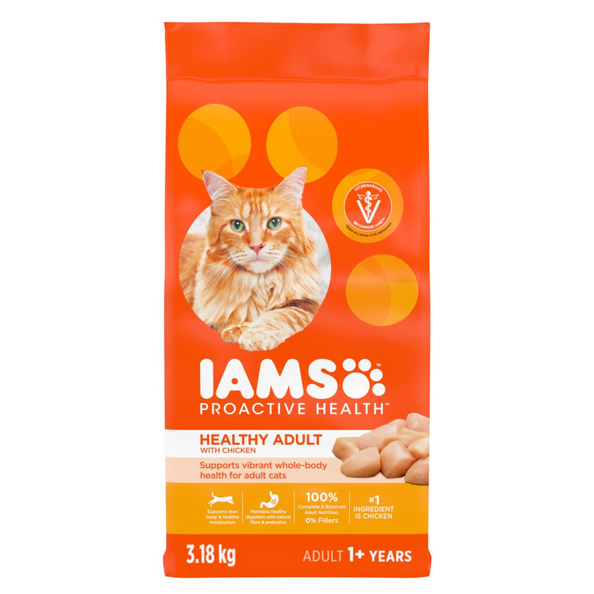 IAMS Proactive Health Healthy Adult Dry Cat Food – Chicken – 3.18KG (7LB) Bag 🍁 All In One Marketplace Canada