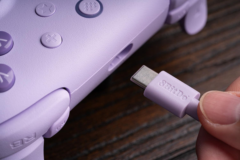 8BitDo Ultimate 2C Wired Controller for Windows PC and Android, with 1000Hz Polling Rate, Hall Effect Joysticks and Hall Triggers, and Remappable L4/R4 Bumpers (Purple) 🍁 All In One Marketplace Canada