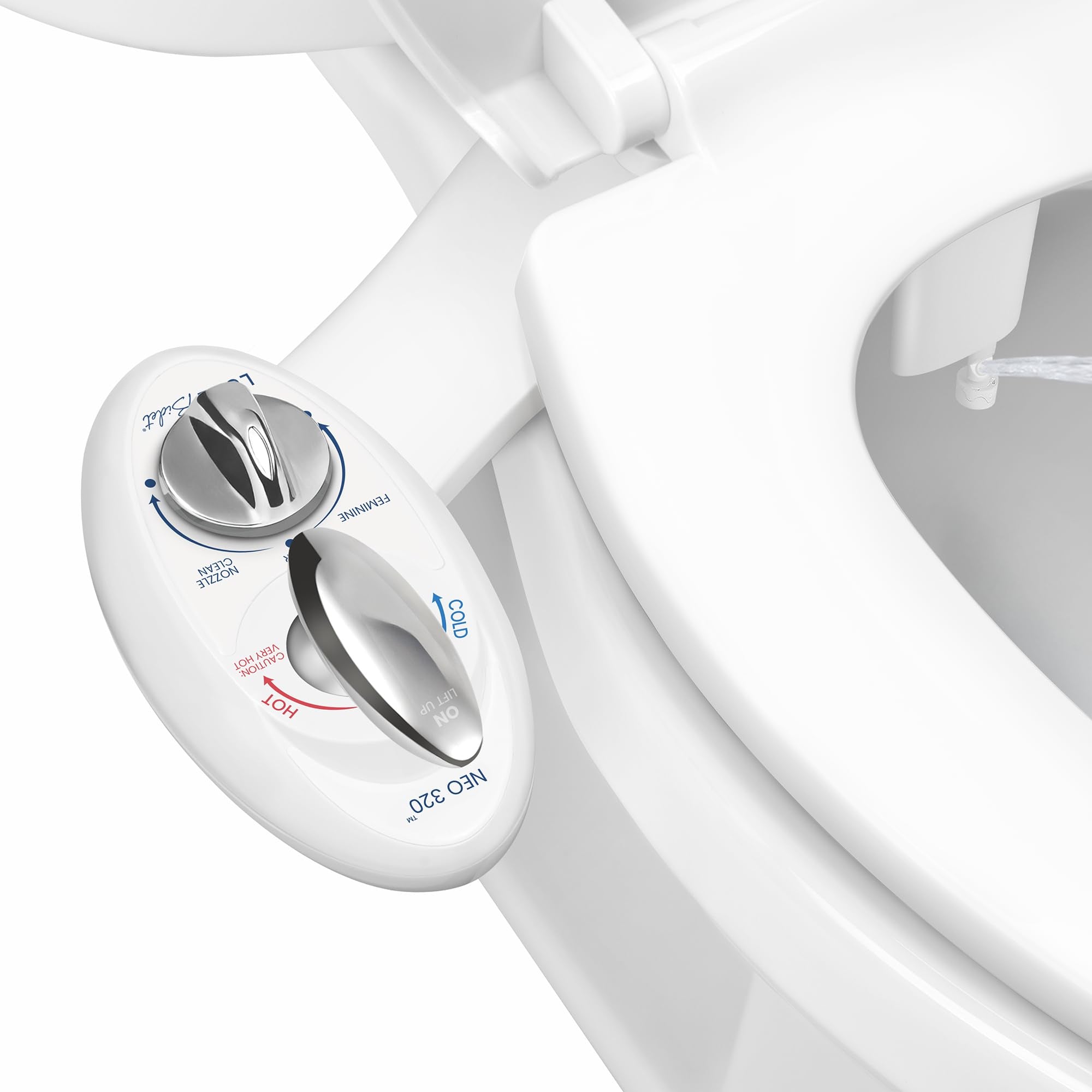 LUXE Bidet NEO 320 - Warm Water Bidet Attachment for Toilet Seat, White 🍁 All In One Marketplace Canada