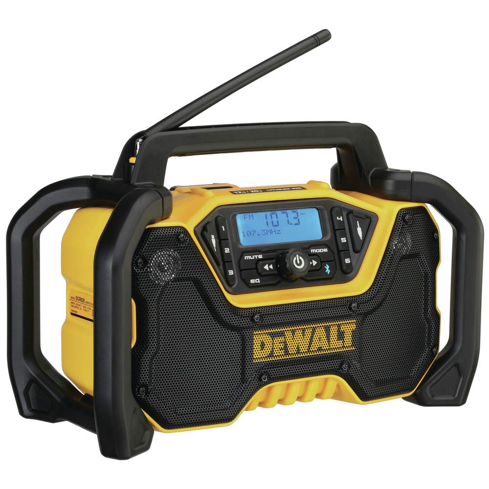 DEWALT 12V/20V MAX* Portable Radio, Bluetooth, Cordless, Jobsite, Tool Only (DCR028B) 🍁 All In One Marketplace Canada