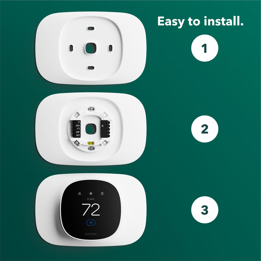 ecobee Trim Plate for Smart Thermostat Essential - Thermostat Accessory 🍁 All In One Marketplace Canada
