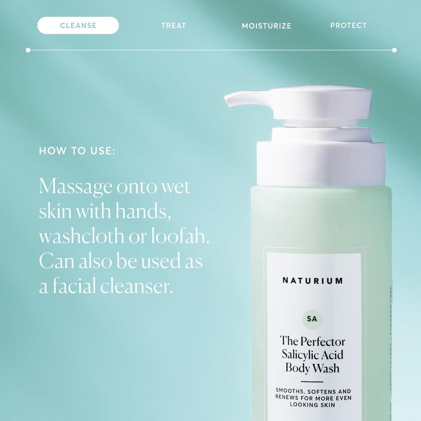 Naturium The Perfector Salicylic Acid Body Wash | Gentle & Smoothing Cleanser | 16.9 FL OZ / 500 ml 🍁 All In One Marketplace Canada