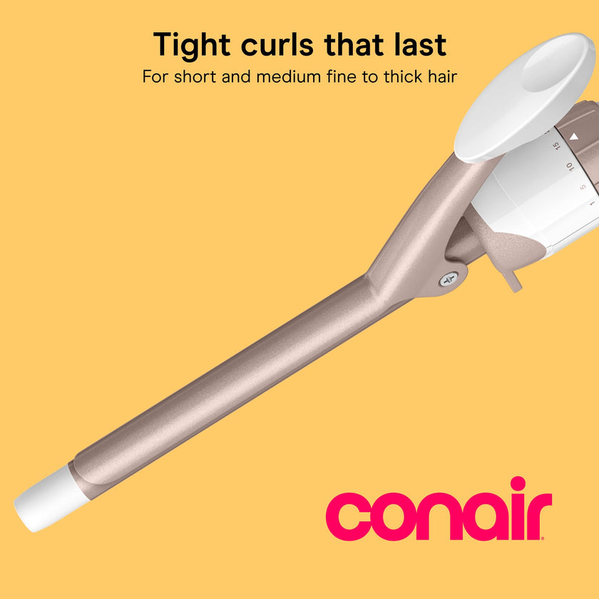 Conair Double Ceramic Curling Iron, 1/2-inch Curling Iron, White/Rose Gold 🍁 All In One Marketplace Canada