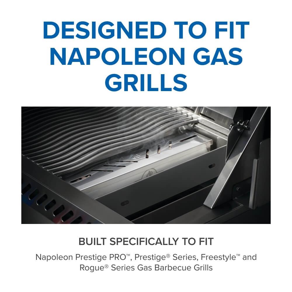 Napoleon Stainless Steel Smoker Box 67013 Add Smoky Flavor to BBQ, Easily Turn Gas Grill Into Smoker, Add Wood Chips or Chunks to Smoke Food on Barbecue 🍁 All In One Marketplace Canada