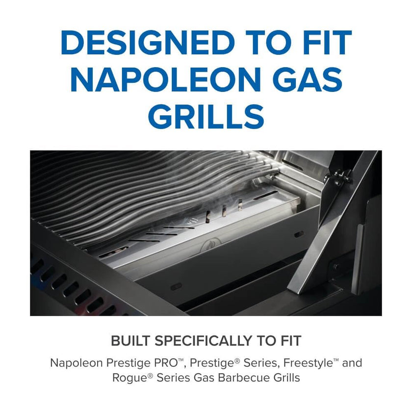 Napoleon Stainless Steel Smoker Box 67013 Add Smoky Flavor to BBQ, Easily Turn Gas Grill Into Smoker, Add Wood Chips or Chunks to Smoke Food on Barbecue 🍁 All In One Marketplace Canada