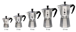 Bialetti - Moka Express: Iconic Stovetop Espresso Maker, Makes Real Italian Coffee, Moka Pot 3 Cups (4.3 Oz - 130 Ml), Aluminium, Silver 🍁 All In One Marketplace Canada
