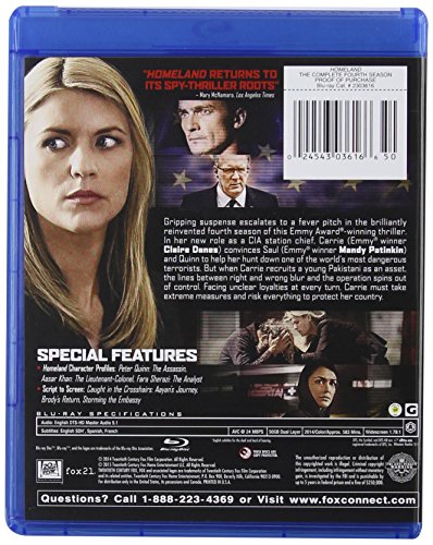 Homeland: Season 4 - Blu-Ray (Used)