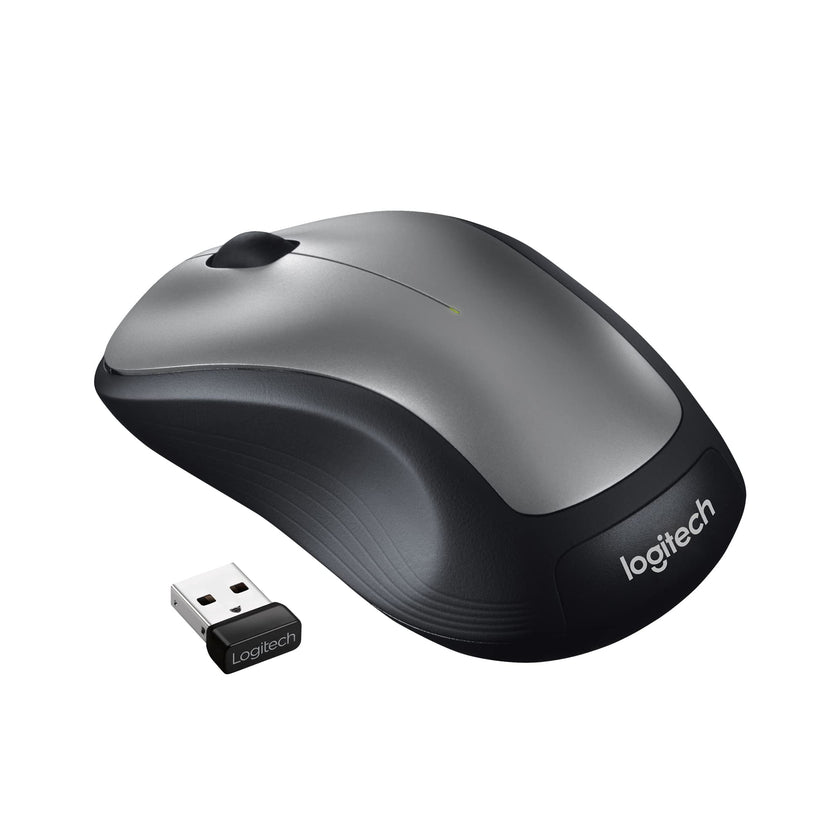 Logitech M310 Wireless Mouse, 2.4 GHz with USB Nano Receiver, 1000 DPI Optical Tracking, 18 Month Battery, Ambidextrous, Compatible with PC, Mac, Laptop, Chromebook - Silver 🍁 All In One Marketplace Canada