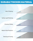 Kohree RV Entry Door Lock Latch Handle with Paddle Deadbolt, Polar White Enclosed Trailer Camper Door Latch with 4 Keys RV Door Lock Replacement -Universal Entrance Security Lock Kit 🍁 All In One Marketplace Canada