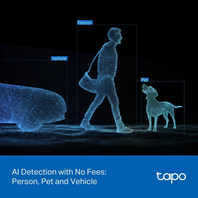 Tapo Outdoor Dual-Lens Wi-Fi Security Camera, 2K 3MP Pan/Tilt, AI Detection, 165° Wide-Angle + Telephoto Lens, Night Vision, 2-Way Audio, Ethernet Support, Works with Alexa & Google Home (Tapo C545D) 🍁 All In One Marketplace Canada